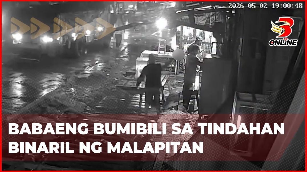 ⁣Babaeng bumibili sa tindahan binaril ng malapitan