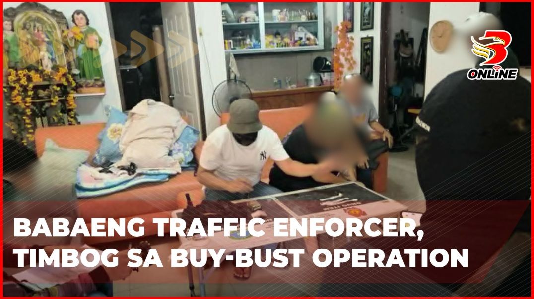 ⁣Babaeng traffic enforcer, timbog sa buy-bust operation
