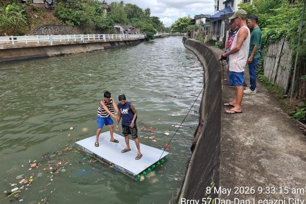 Floating Raft Ph Dry run kan floating raft na gibo sa recycled plastic materials ...