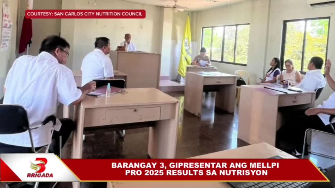 ⁣Barangay 3, gipresentar ang MELLPI PRO 2025 results sa nutrisyon
