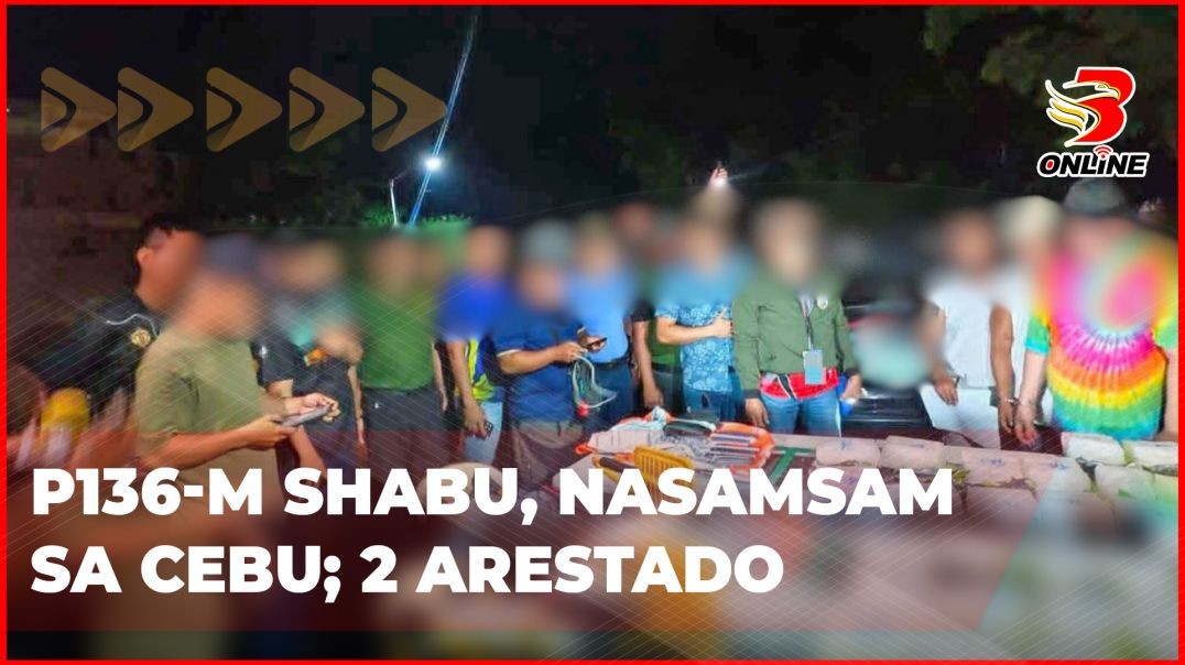 ⁣P136-M shabu, nasamsam sa Cebu; 2 arestado