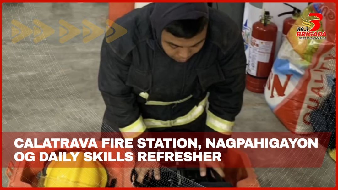 ⁣Calatrava Fire Station, nagpahigayon og daily skills refresher