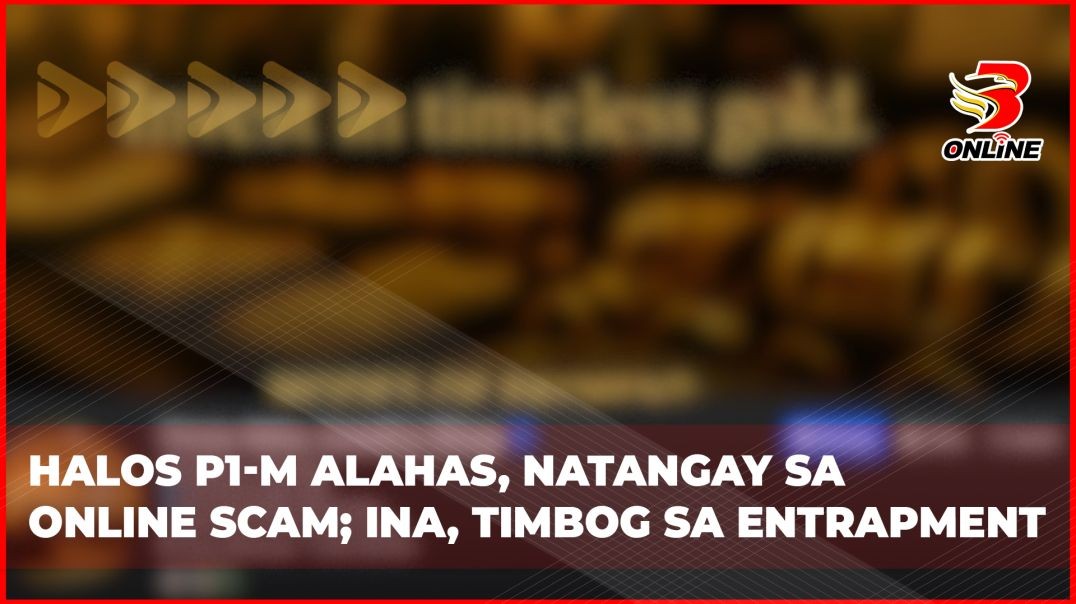 ⁣Halos P1-M alahas, natangay sa online scam; ina, timbog sa entrapment