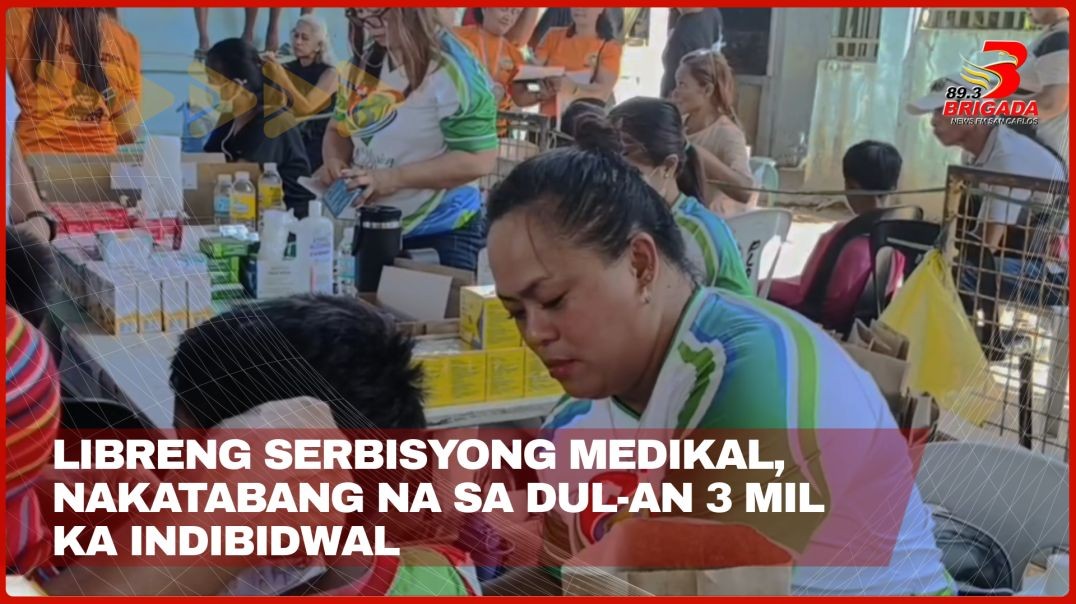 ⁣Libreng serbisyong medikal, nakatabang na sa dul-an 3 mil ka indibidwal