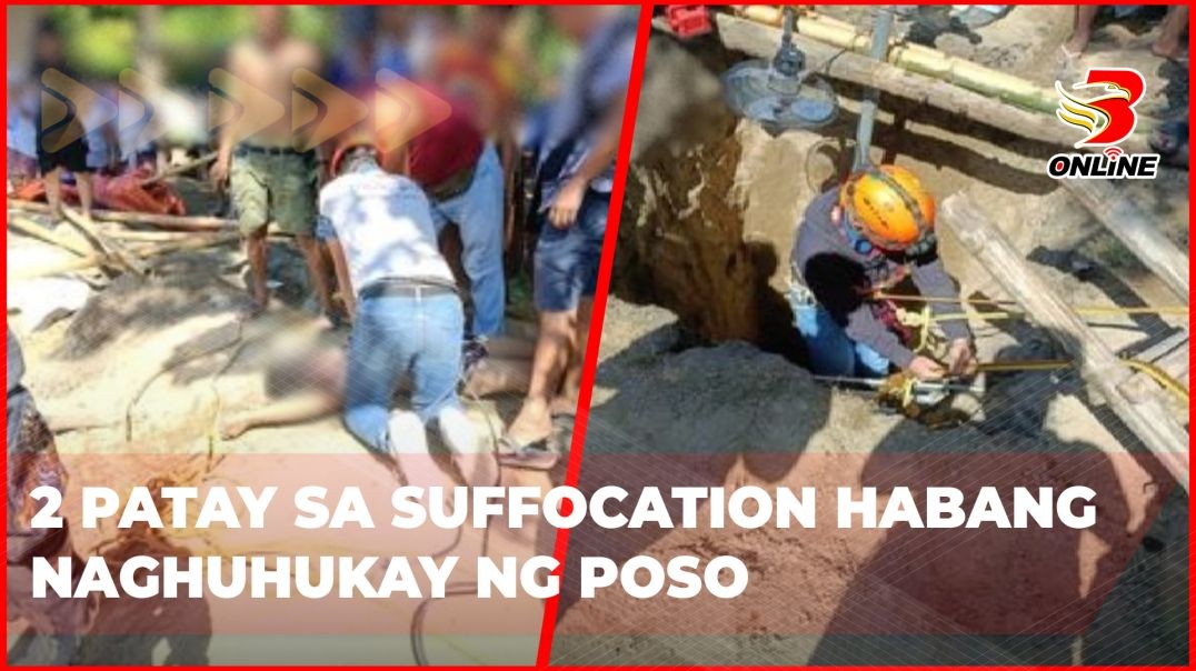 ⁣2 patay sa suffocation habang naghuhukay ng poso