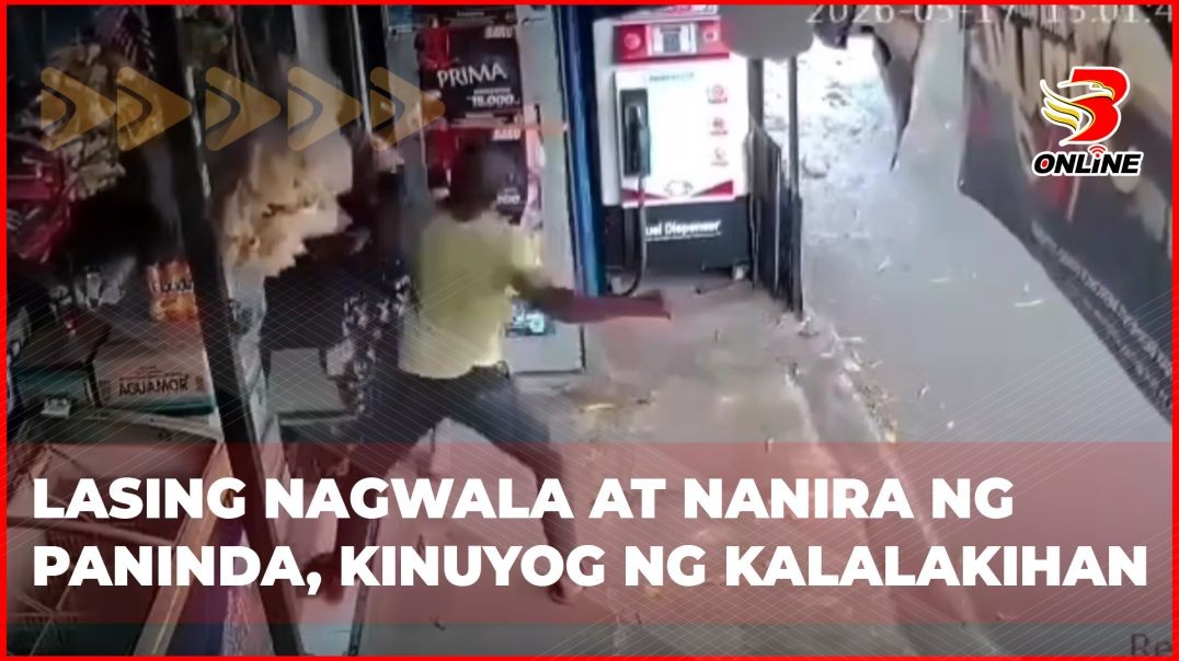 ⁣Lasing nagwala at nanira ng paninda, kinuyog ng kalalakihan