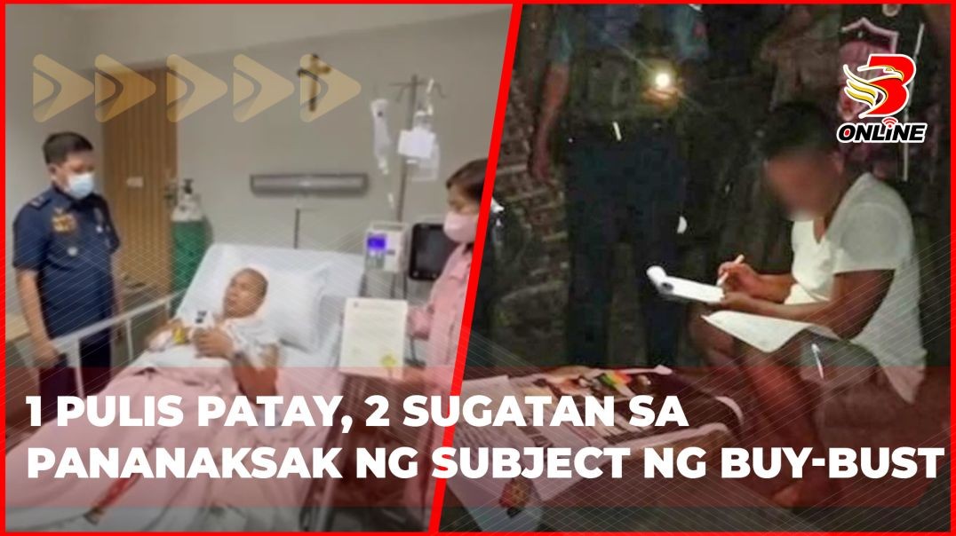 ⁣1 pulis patay, 2 sugatan sa pananaksak ng subject ng buy-bust