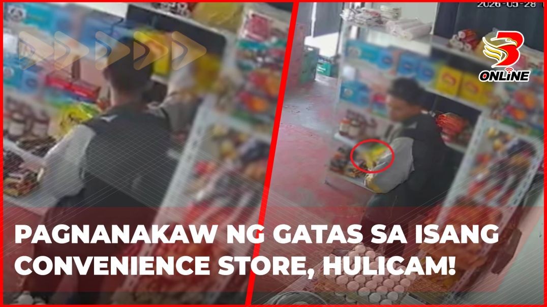 ⁣Pagnanakaw ng gatas sa isang convenience store, hulicam!