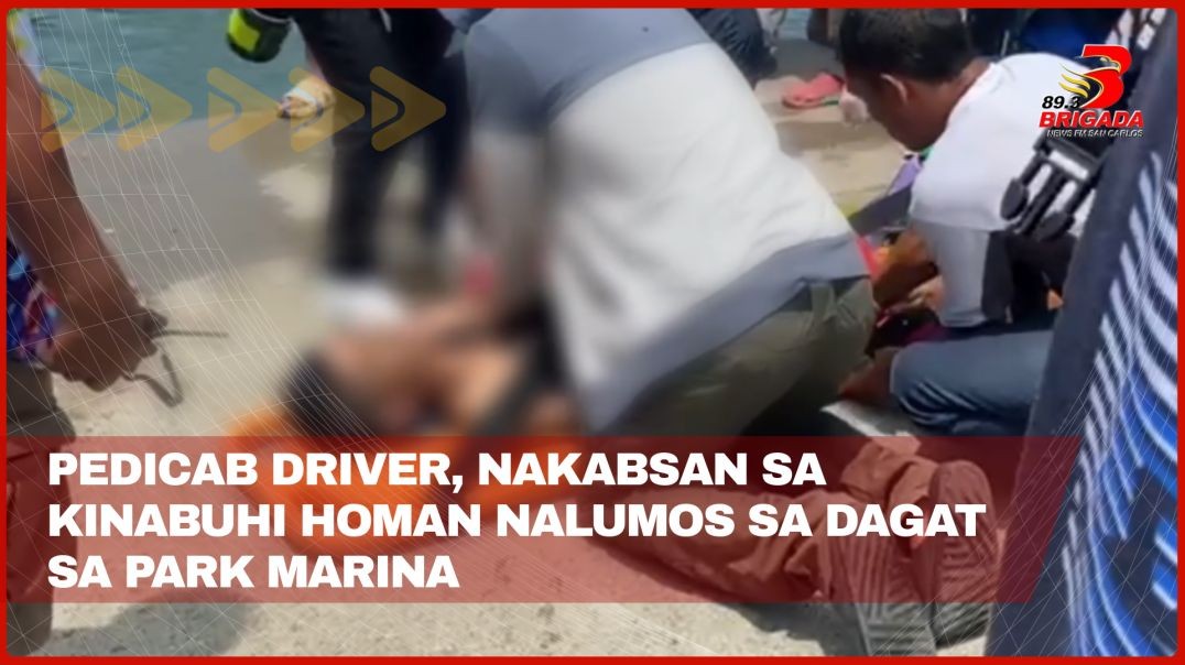 Pedicab driver, nakabsan sa kinabuhi homan nalumos sa dagat sa Park Marina
