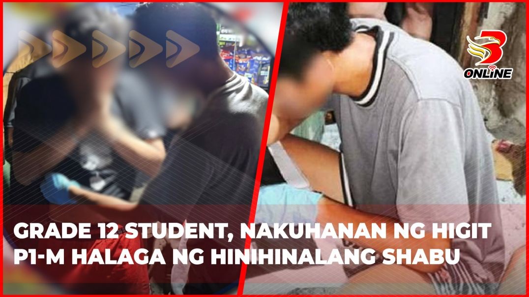 Grade 12 student, nakuhanan ng higit P1-M halaga ng hinihinalang shabu