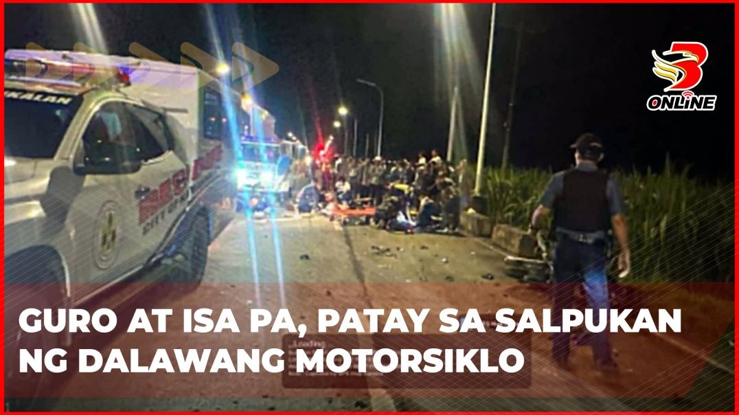 Guro at isa pa, patay sa salpukan ng dalawang motorsiklo