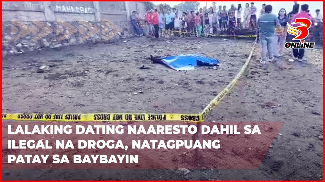 Lalaking dating naaresto dahil sa ilegal na droga, natagpuang patay sa baybayin