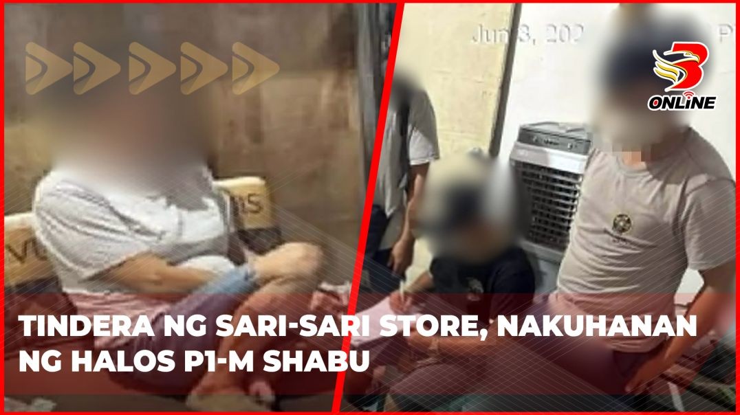 ⁣Tindera ng sari-sari store, nakuhanan ng halos P1-M shabu