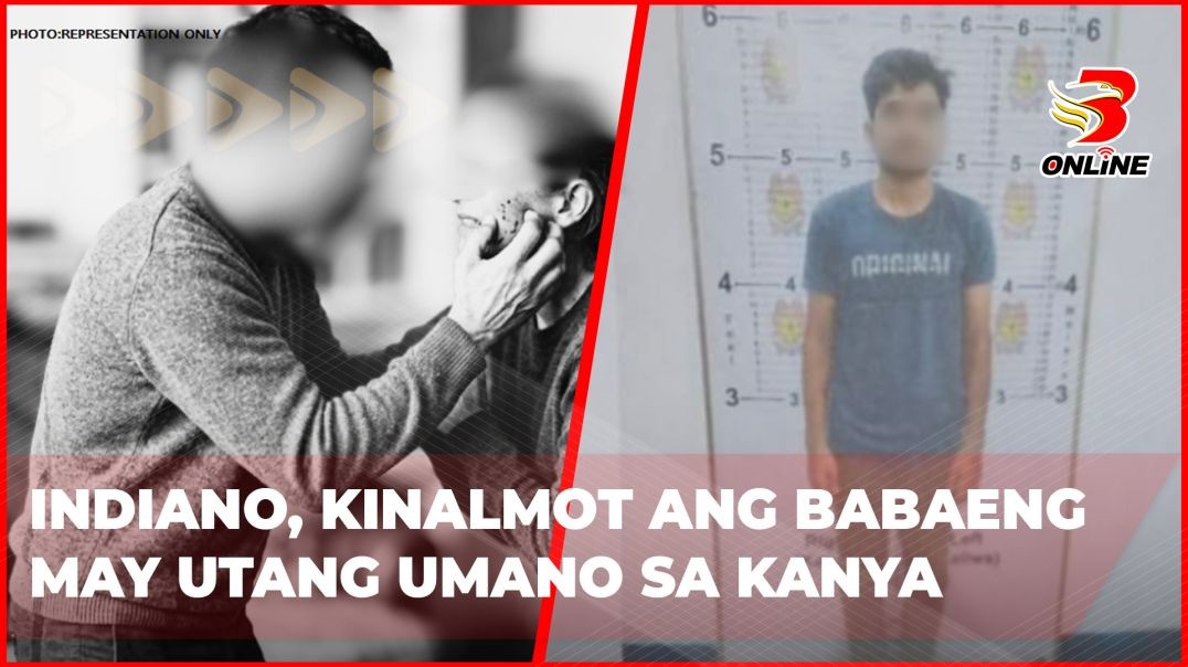 Indiano, kinalmot ang babaeng may utang umano sa kanya
