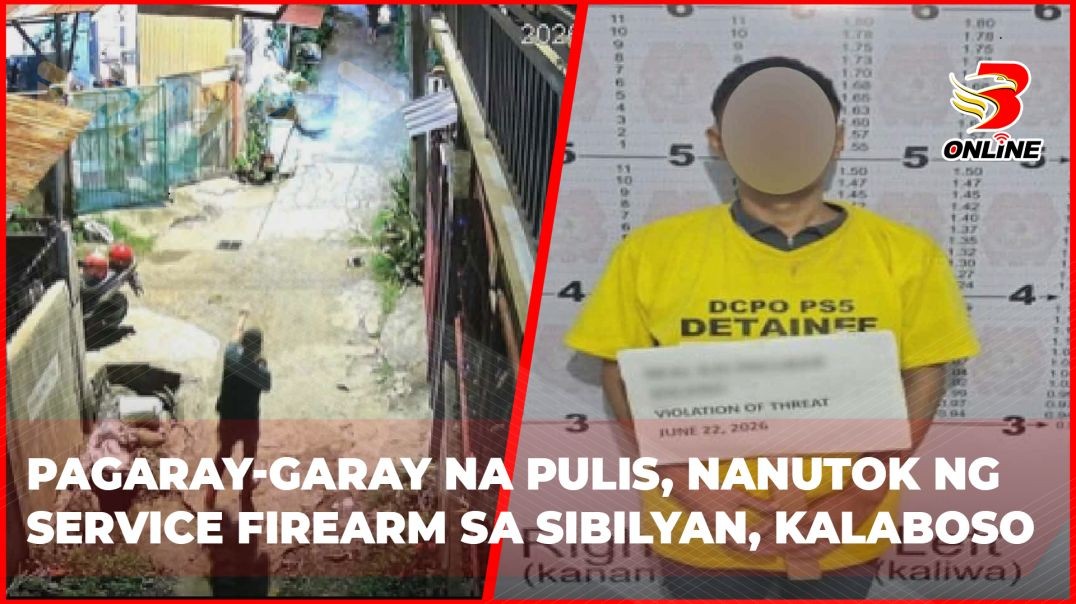 Pagaray-garay na pulis,  nanutok ng service firearm sa sibilyan, kalaboso