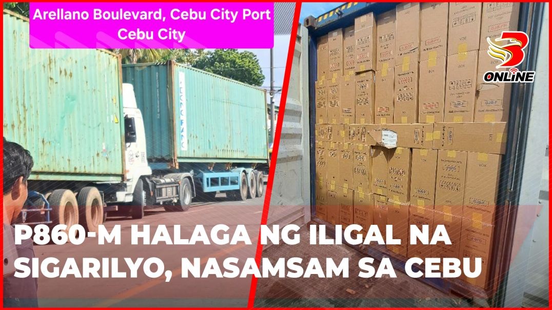 P860-M halaga ng iligal na sigarilyo, nasamsam sa Cebu