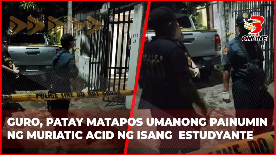 Guro, patay matapos umanong painumin ng muriatic acid ng isang  estudyante