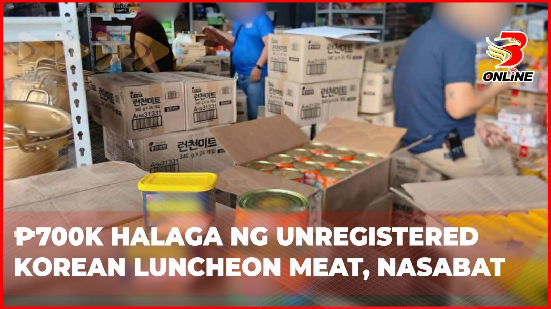 ₱700K halaga ng unregistered Korean luncheon meat, nasabat sa Cebu City