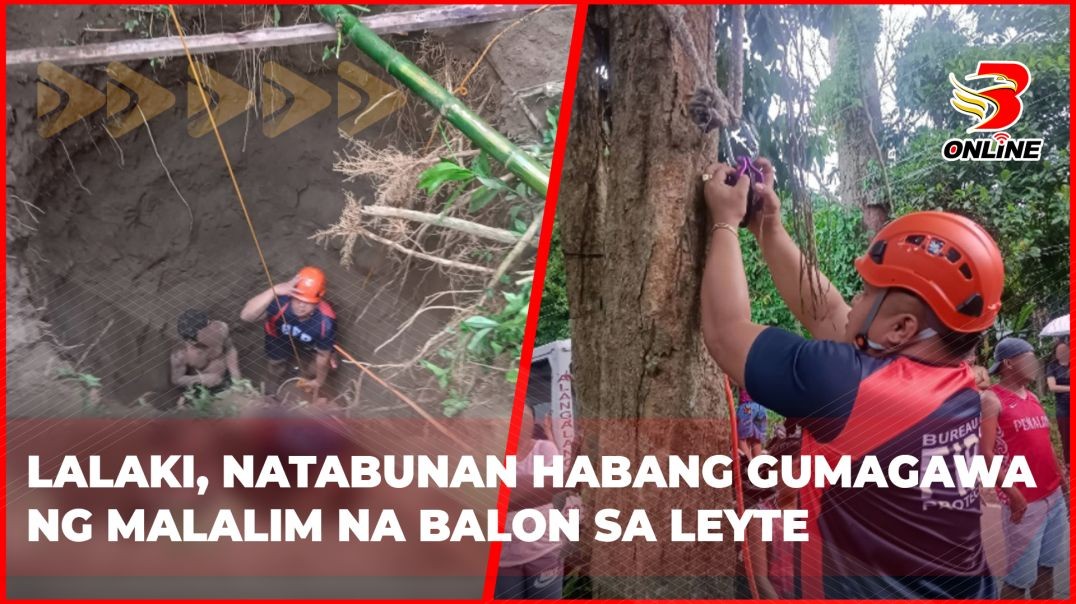 Lalaki, natabunan habang gumagawa ng malalim na balon sa Leyte