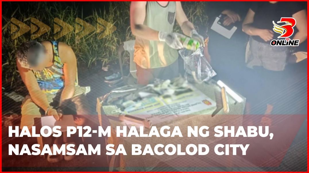Halos P12-M halaga ng shabu, nasamsam sa Bacolod City