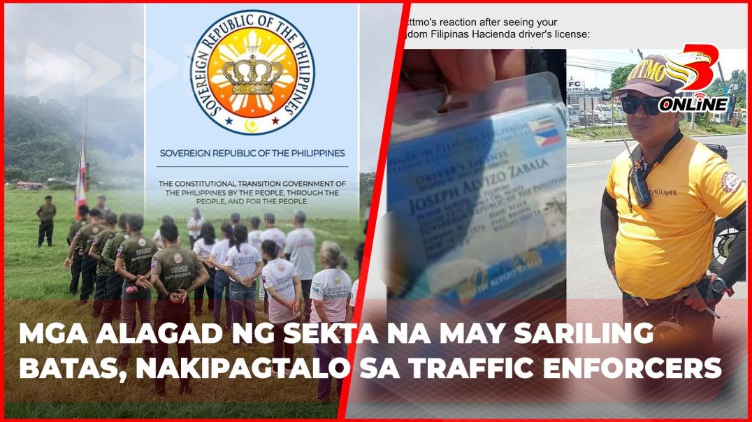 Mga alagad ng sekta na may sariling batas, nakipagtalo sa traffic enforcers