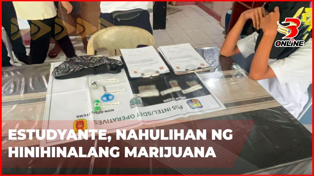 Estudyante, nahulihan ng hinihinalang marijuana 