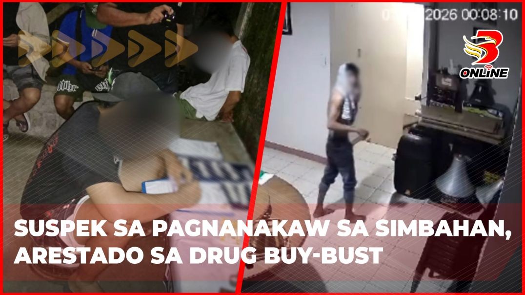 Suspek sa pagnanakaw sa simbahan, arestado sa drug buy-bust