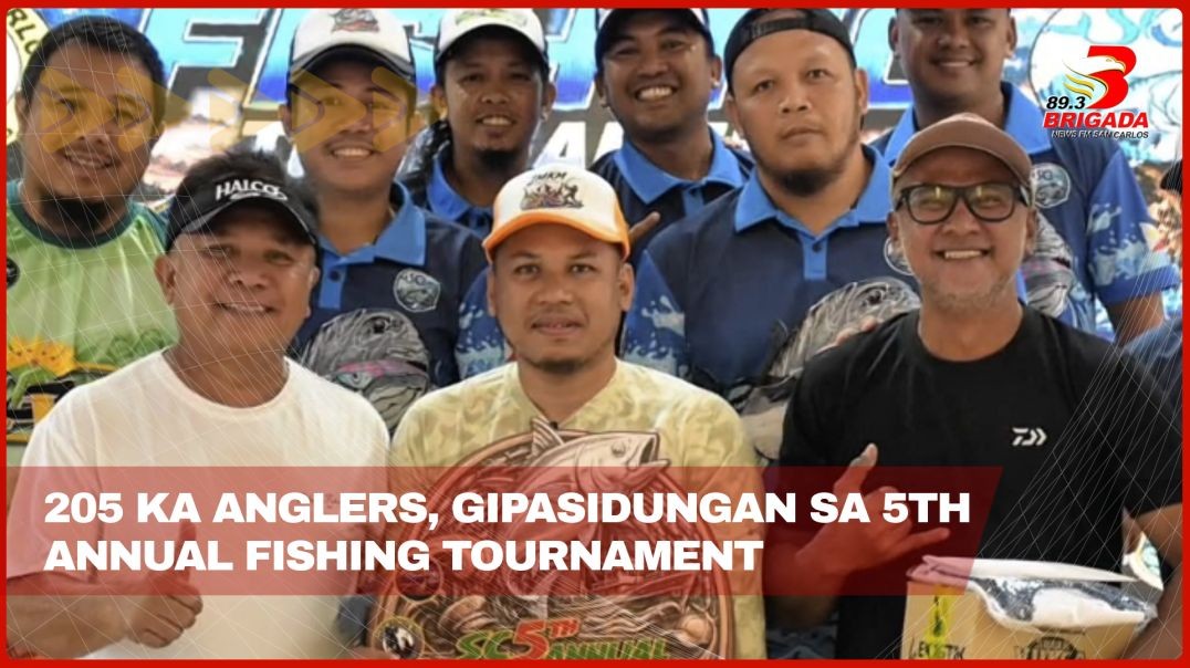 205 ka Anglers, gipasidungan sa 5th annual fishing tournament