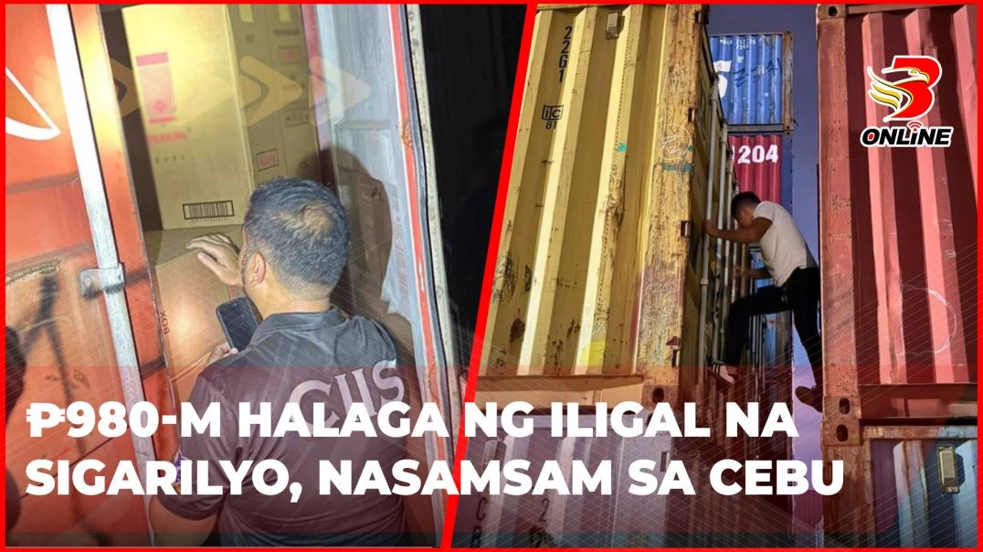 ₱980-M halaga ng iligal na sigarilyo, nasamsam sa Cebu