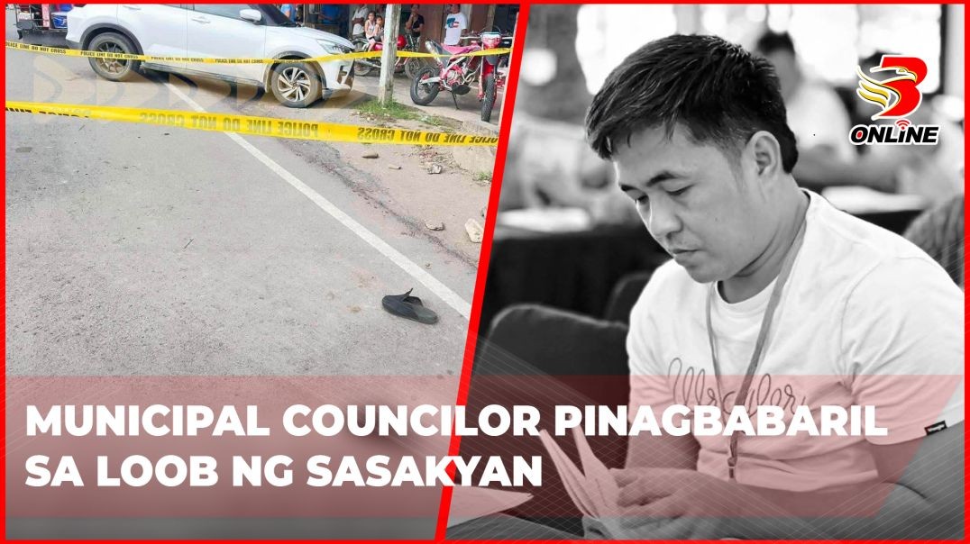 Municipal Councilor pinagbabaril sa loob ng sasakyan