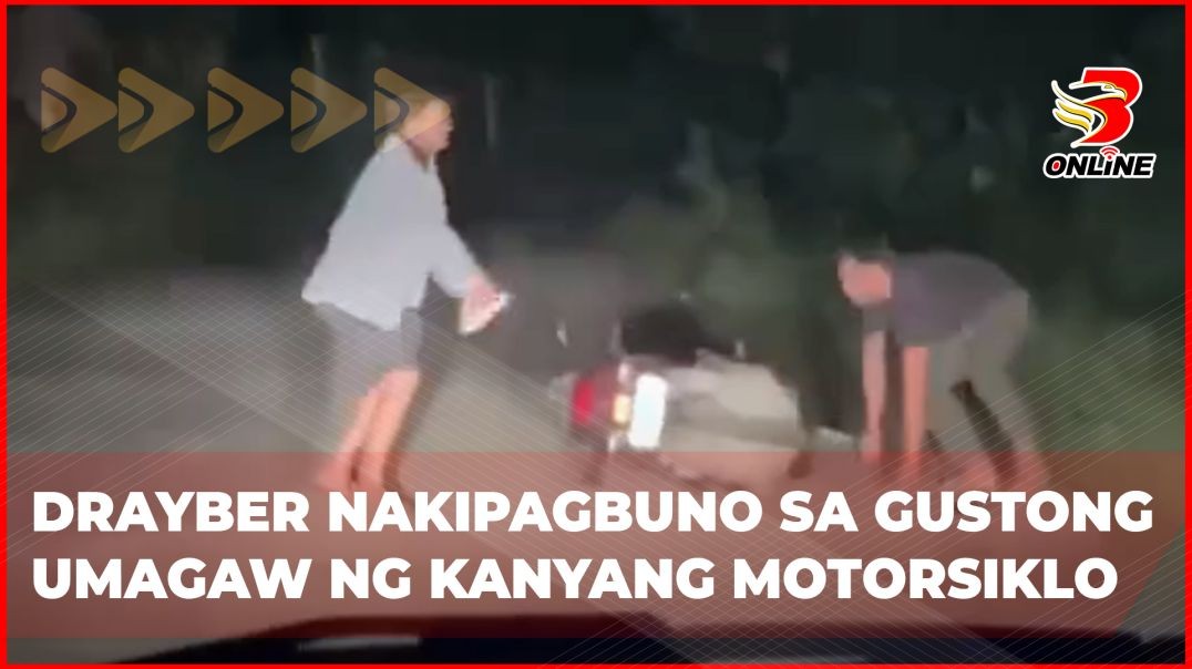 Drayber nakipagbuno sa gustong umagaw ng kanyang motorsiklo