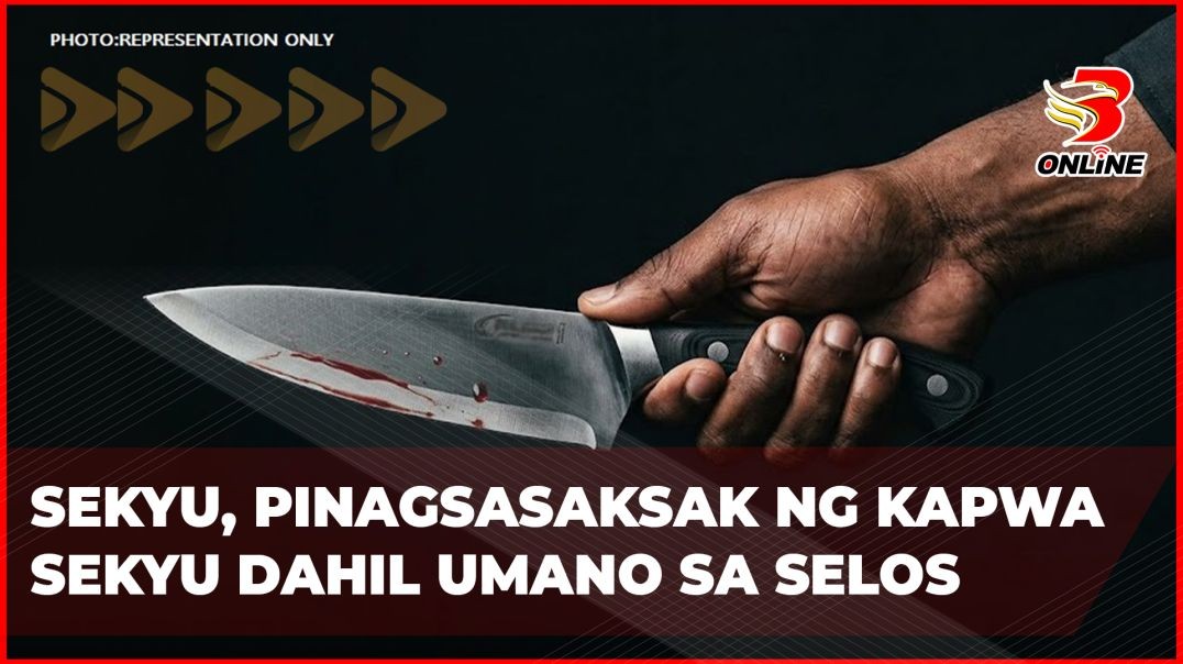 Sekyu, pinagsasaksak ng kapwa sekyu dahil umano sa selos