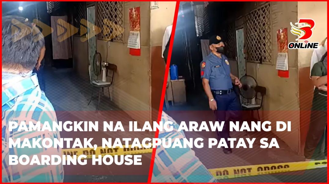 Pamangkin na ilang araw nang di makontak, natagpuang patay sa boarding house