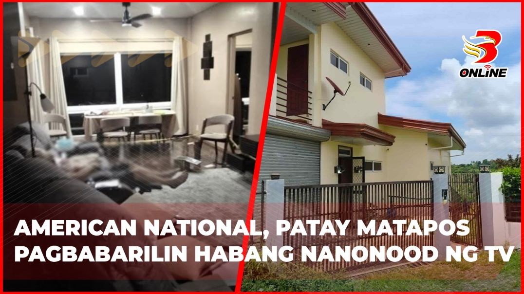 American national, patay matapos pagbabarilin habang nanonood ng TV