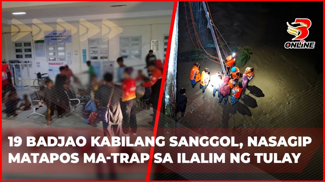 19 Badjao kabilang sanggol, nasagip matapos ma-trap sa ilalim ng tulay