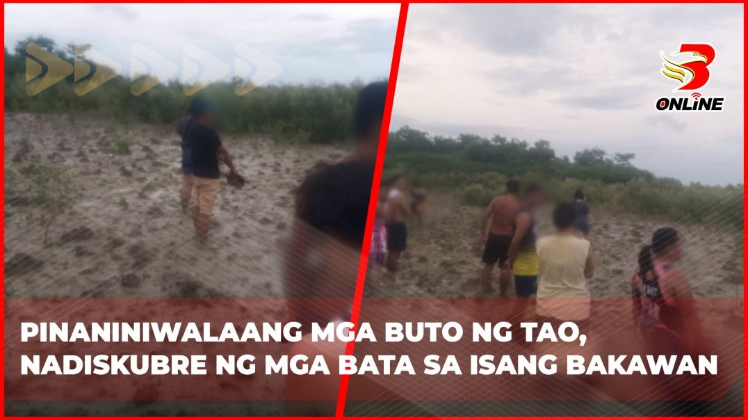 Pinaniniwalaang mga buto ng tao, nadiskubre ng mga bata sa isang bakawan