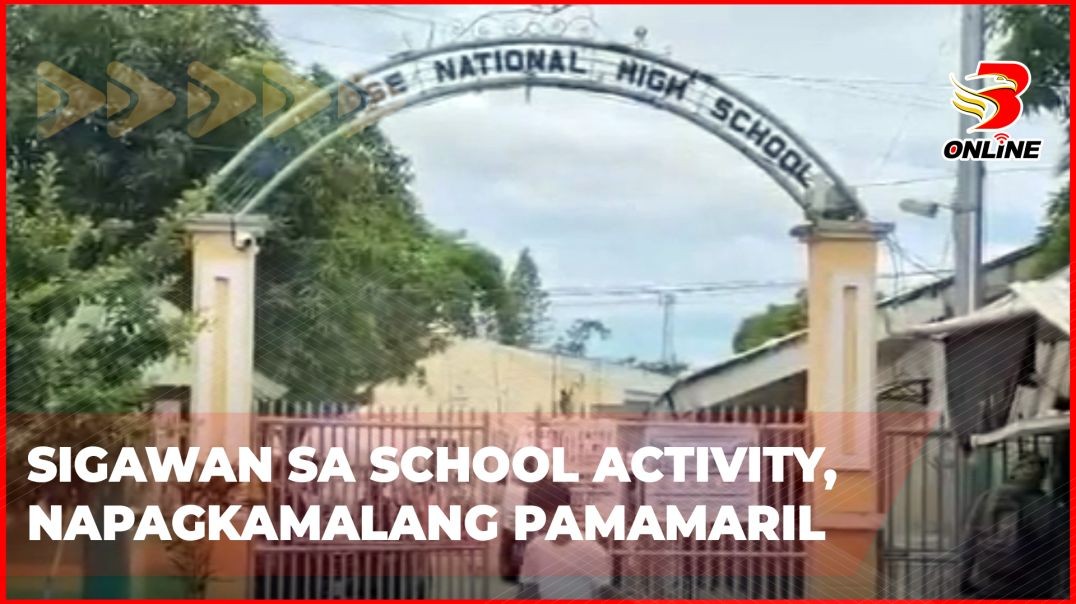 Sigawan sa school activity, napagkamalang pamamaril