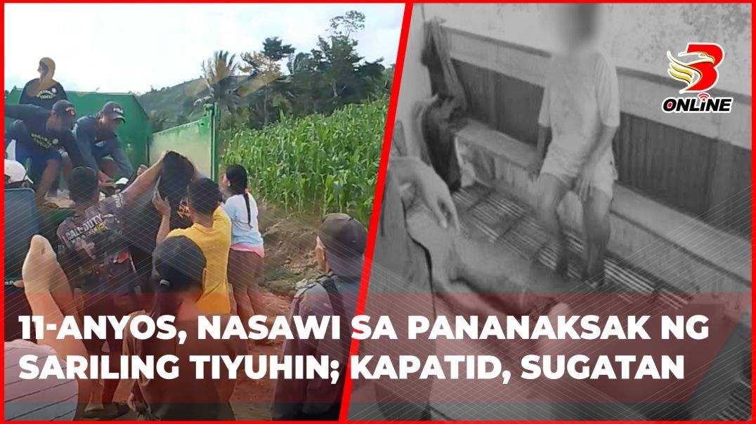 ⁣11-anyos, nasawi sa pananaksak ng sariling tiyuhin; kapatid, sugatan