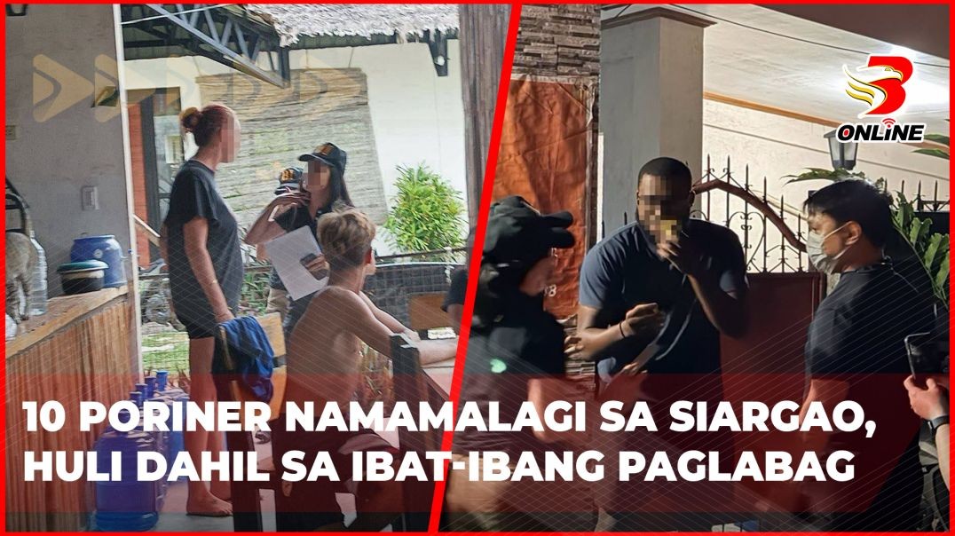 10 poriner namamalagi sa Siargao, huli dahil sa ibat-ibang paglabag